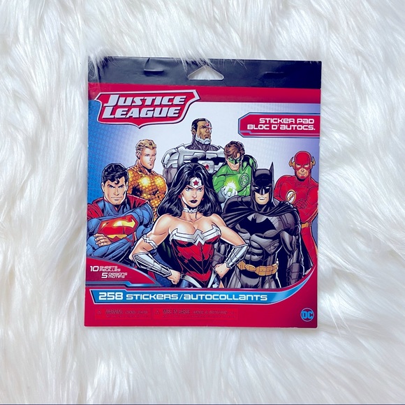 Nickelodeon Two Teenage Mutan Ninja Turtle + Justice League Sticker Pad EUC - Picture 2 of 4